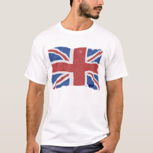 Vintage UK 2 Flagge T-Shirt