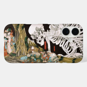Vintage-Ukiyo-e-Kuniyoshi-Skelett-Gespenst-Kunst iPhone 16 Hülle