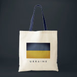 Vintage Ukraine flag Tragetasche<br><div class="desc">Vintage Ukraine flag tote Bags. Add your own personalized name,  monogram or quot. Canvas bags for school books,  shopping and more. Ukrainan blue yellow flag. Doppelsided Print.</div>