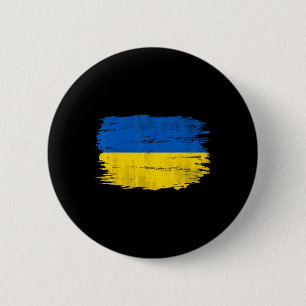 Vintage Ukraine-Flagge als ukrainisches Geschenk Button