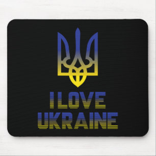 Vintage Ukraine Ukrainische Flagge Stolz 5 Mousepad