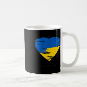 Vintage Ukraine Ukrainische Flagge Stolz Kaffeetasse