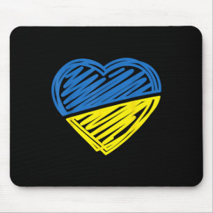 Vintage Ukraine Ukrainische Flagge Stolz Ukraine-F Mousepad