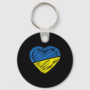 Vintage Ukraine Ukrainische Flagge Stolz Ukraine-F Schlüsselanhänger
