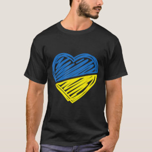 Vintage Ukraine Ukrainische Flagge Stolz Ukraine-F T-Shirt