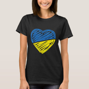 Vintage Ukraine Ukrainische Flagge Stolz Ukraine-F T-Shirt
