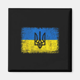 Vintage Ukraine Ukrainische Flagge Ukraine Armee T Magnet