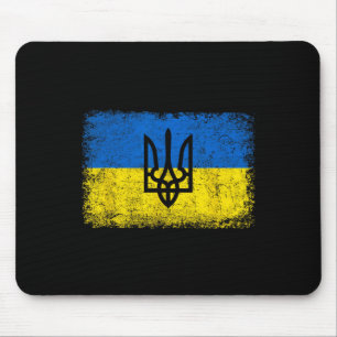 Vintage Ukraine Ukrainische Flagge Ukraine Armee T Mousepad