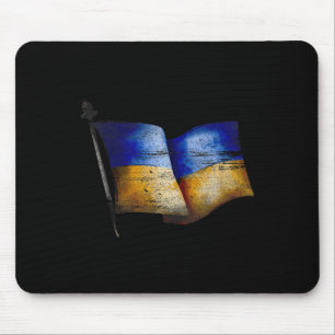 Vintage Ukraine Unterstütze Ukraine Steh mit Ukrai Mousepad