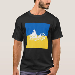 Vintage ukrainische Flag Prix Magic School T-Shirt