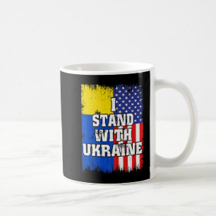 Vintage ukrainische Flagge Ukraine Patriotisch Kaffeetasse