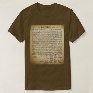 Vintage Unabhängigkeitserklärung T - Shirt