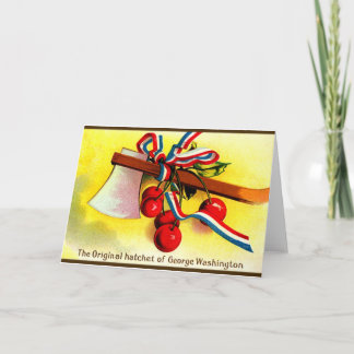 Vintage Unabhängigkeitstag Karte