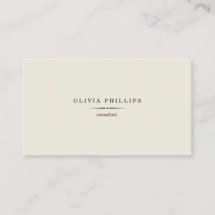 Vintage unbedeutende Geschäftskarte Visitenkarte