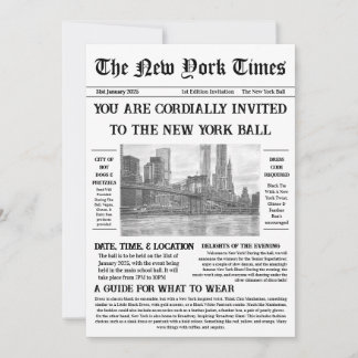 Vintage und elegante Einladung