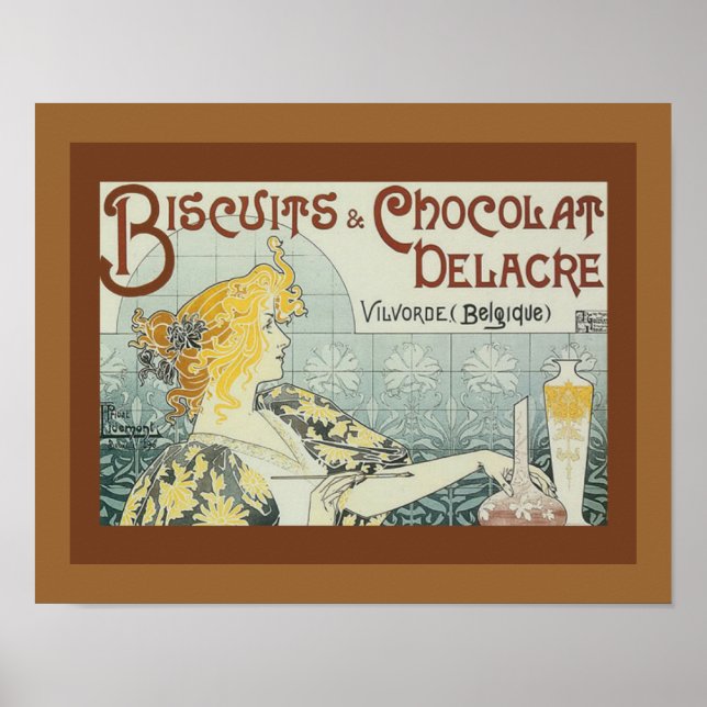 Vintage und französische Cookies Art Poster (Vorne)