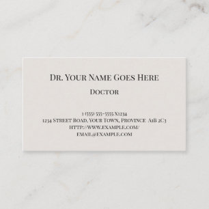 Vintage und nostalgische Visitenkarte