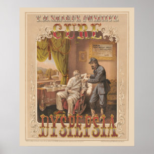 Vintage und T.M. Sharps Positive Heilung bei Dyspe Poster