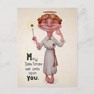 Vintage ungerade Viktorianische Postkarte