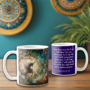 Vintage Unicorn Isaiah-Schrift Christlich Kaffeetasse