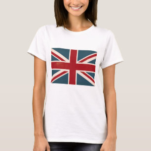 VINTAGE UNION JACK BRITISCHES FLAGGEN T-SHIRT