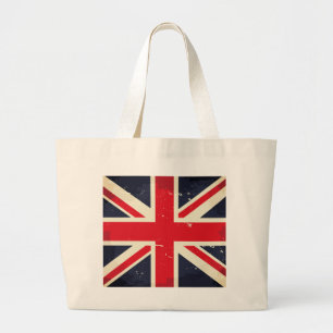 Vintage Union Jack Flagge Jumbo Stoffbeutel