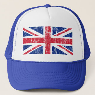 Vintage Union Jack Trucker-Mütze Truckerkappe