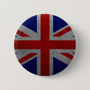 Vintage Union Jack Vereinigtes Königreich Britisch Button
