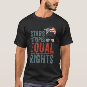 Vintage unordentlicher Pferdeschwanz Amerikanische T-Shirt