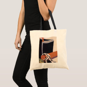 Vintage-Unternehmen, Art Deco-Stoffe und Textilien Tragetasche