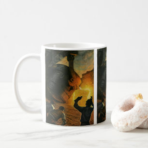 Vintage-Unternehmen, Stahlherstellungsindustrie Tasse