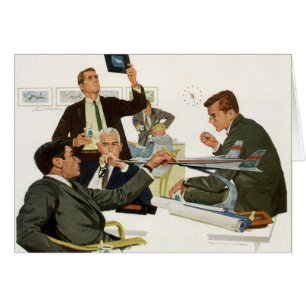 Vintage-Unternehmen, Treffen von Luftfahrt-Executi