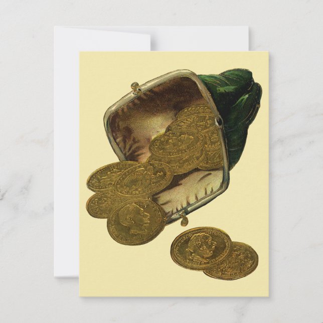 Vintage Unternehmensfinanzierung, Goldmünzen in Ge (Vorderseite)