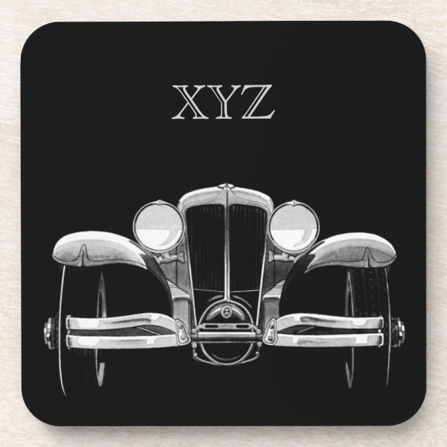 Vintage-Untersetzer Untersetzer (Vorderseite)