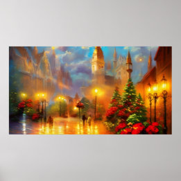 Vintage Urlaubskunst Poster