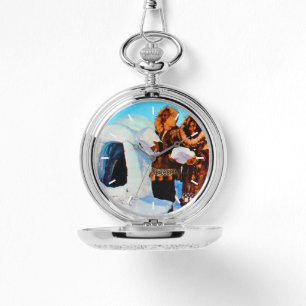 Vintage US Alaska Iglu-Erbauer Armbanduhr