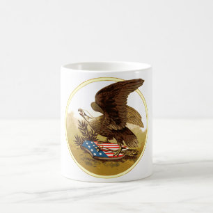 Vintage US-amerikanische Adler-Tasse Tasse