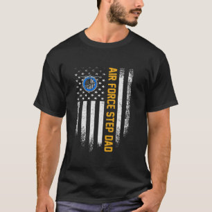 Vintage US-amerikanische Flag Proud Air Force Vete T-Shirt