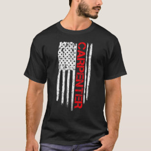Vintage US-amerikanische Flagge beängstigend Patri T-Shirt