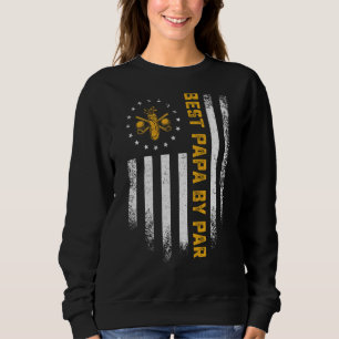 Vintage US-amerikanische Flagge Bestes Papa Par Fu Sweatshirt