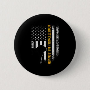 Vintage US-amerikanische Flagge Cooler englischer  Button