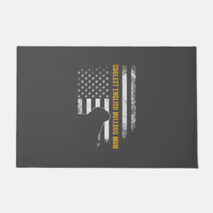 Vintage US-amerikanische Flagge Cooler englischer Fußmatte