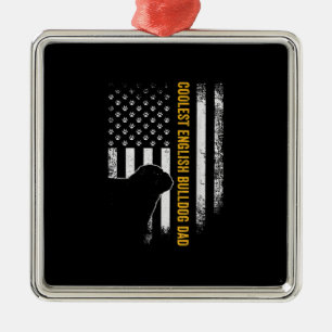 Vintage US-amerikanische Flagge Cooler englischer Ornament Aus Metall