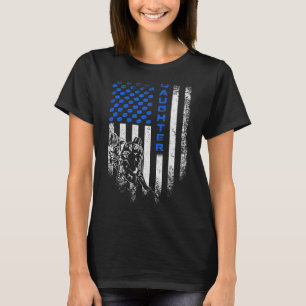 Vintage US-amerikanische Flagge Proud Hockey-Tocht T-Shirt