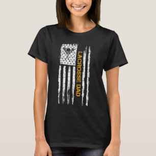 Vintage US-amerikanische Flagge Proud Lacrosse Vat T-Shirt