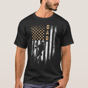Vintage US-amerikanische Flagge Proud Lacrosse Vat T-Shirt