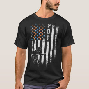 Vintage US-amerikanische Flagge Proud Ping Pong Po T-Shirt