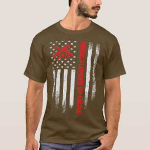 Vintage US-amerikanische Flagge Proud Plumber Gran T-Shirt