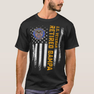 Vintage US-amerikanische Flagge US Veteran Proud R T-Shirt