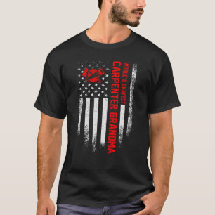 Vintage Us-amerikanische Flagge World's Okayester T-Shirt
